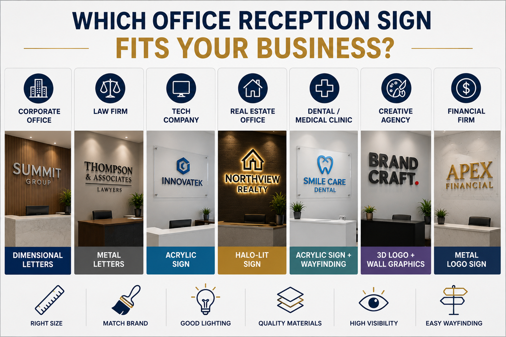 office reception sign mississauga