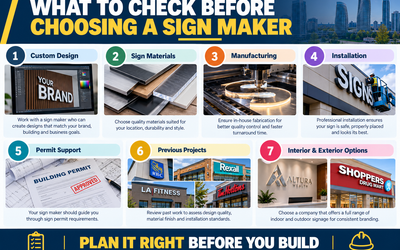 Best Sign Makers in Mississauga: What to Look for Before Choosing a Sign Company