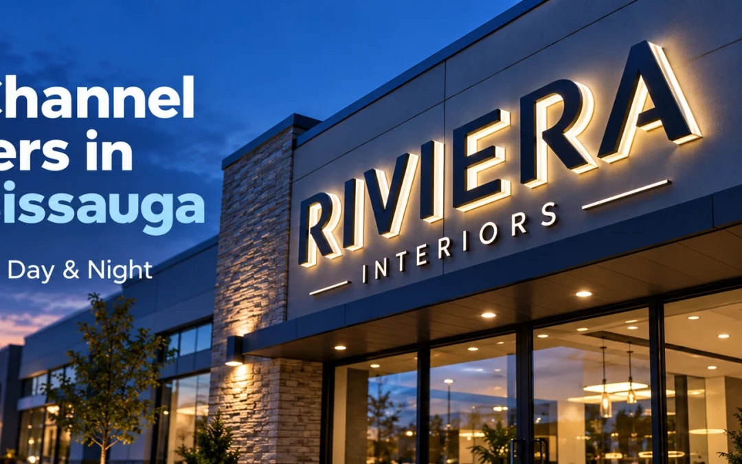 3D Channel Letters in Mississauga: Make Your Business Stand Out Day and Night
