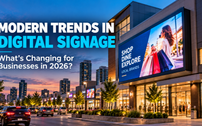 Modern Trends in Digital Signage: What’s Changing for Businesses in 2026?