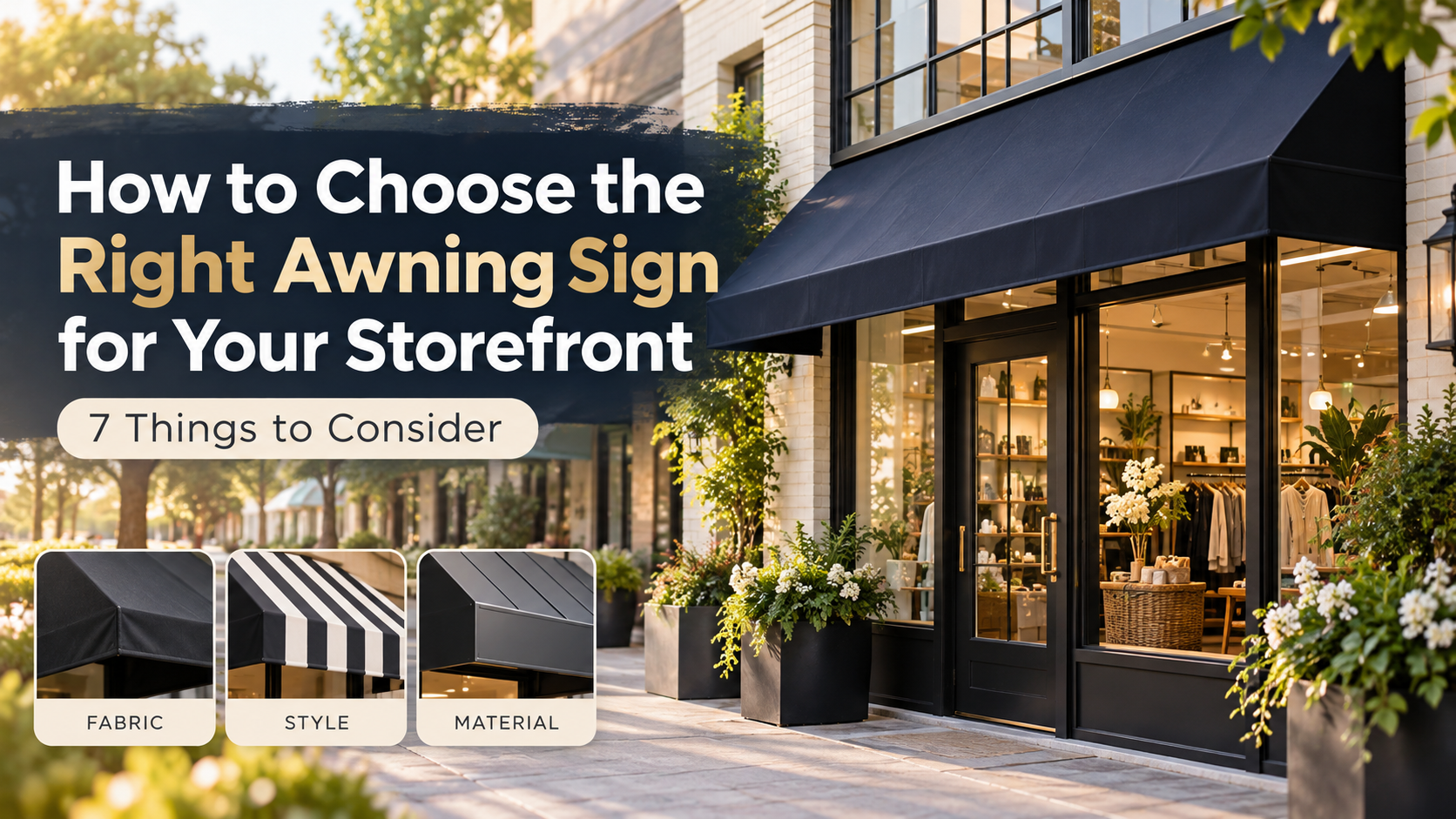 Modern Storefront Awning Guide
