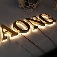 halo lit signs
