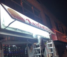 signs installation